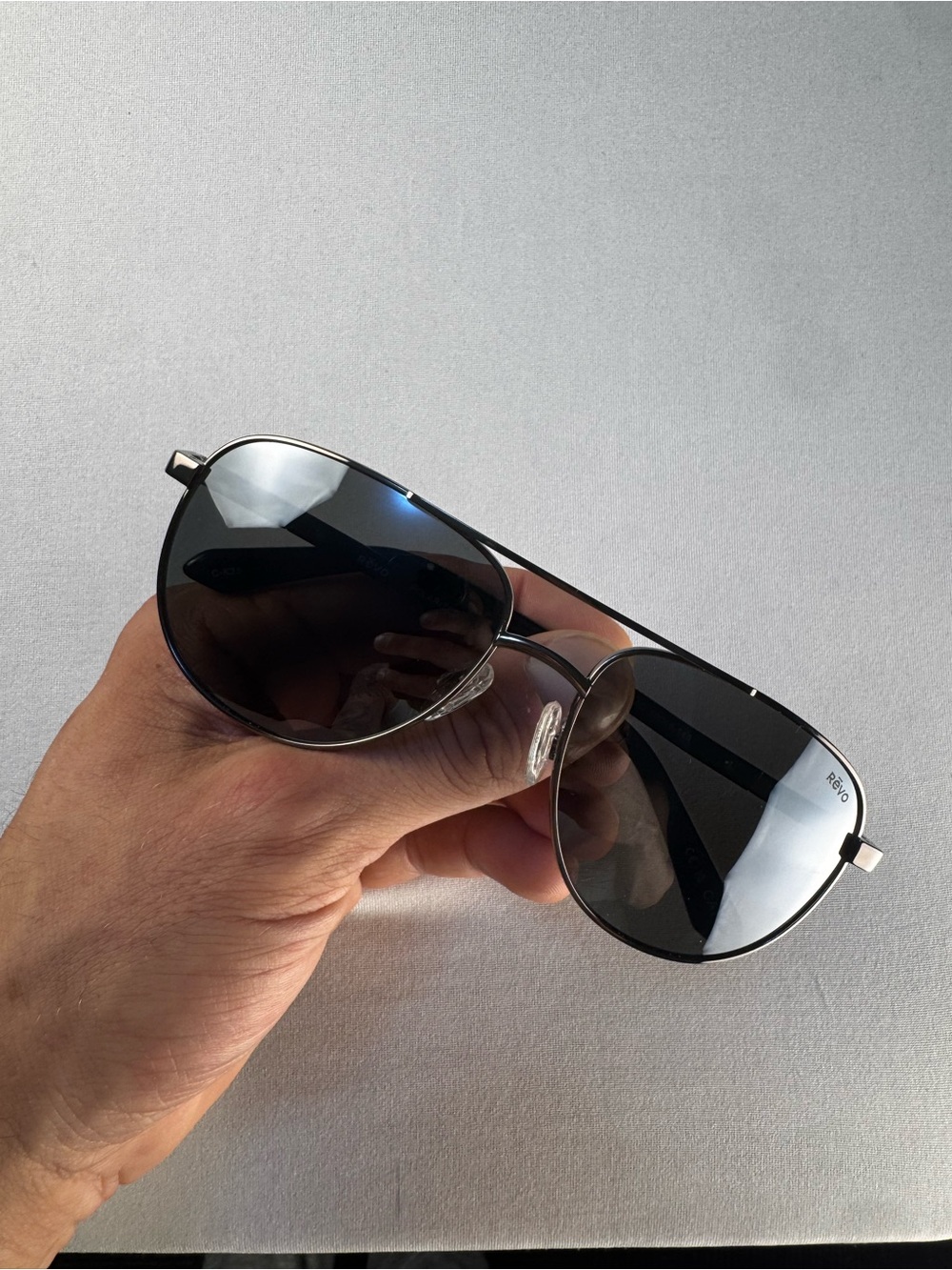 NEW! REVO RE 1106 00 GY Conrad Polarized Unisex Sunglasses Gunmetal/Graphite
